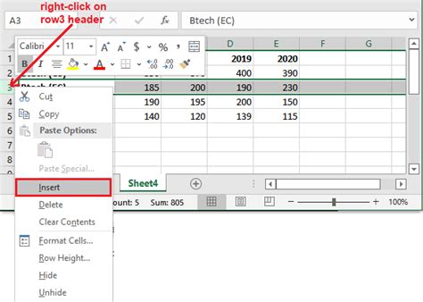 How To Insert Multiple Rows In Excel Javatpoint