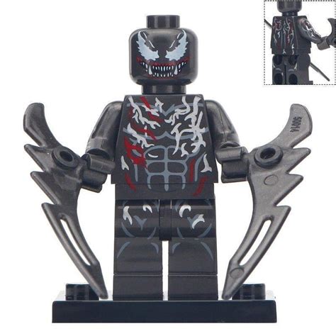 Riot Symbiote Minifigure Marvel Comics Venom Themed Custom Lego T
