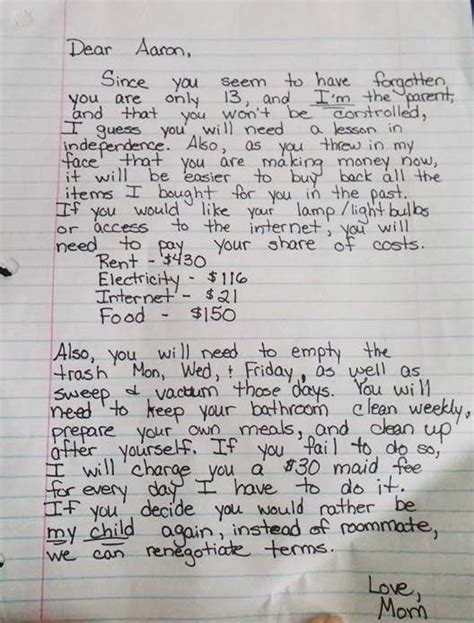 Letter From Mom To Son