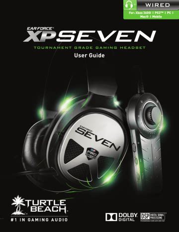 Turtle Beach Ear Force XP SEVEN User Manual Manualzz