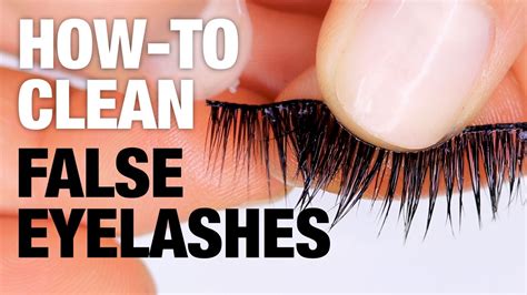 How To Clean False Eyelashes With Alcohol Youtube
