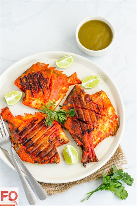 Tandoori Pomfret Classic Tandoori Fish Recipe Flavor Quotient