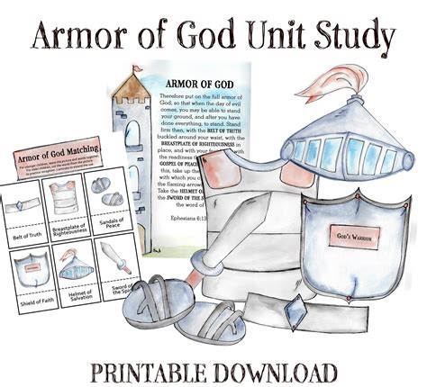 Armor Of God Unit Studybiblical Training Etsy