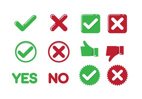 Yes No Vector Art Icons And Graphics For Free Download