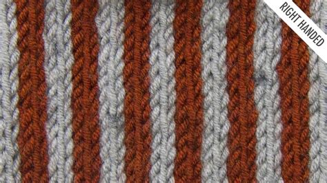 The Simple Vertical Stripes Stitch Knitting Stitch 528 Right