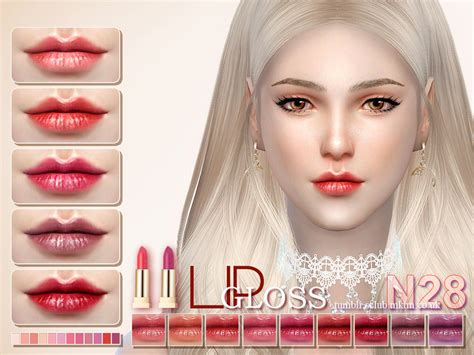 The Sims Resource S Club Ll Thesims4 Lipstick 28