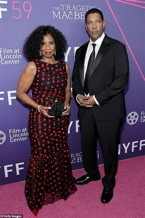 denzel washington and his wife pauletta attend the nyc premiere of the tragedy of macbeth