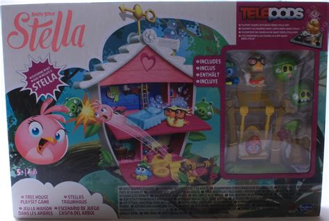 Hasbro Gaming Angry Birds Stella Telepods Tree House Playset Rovio For