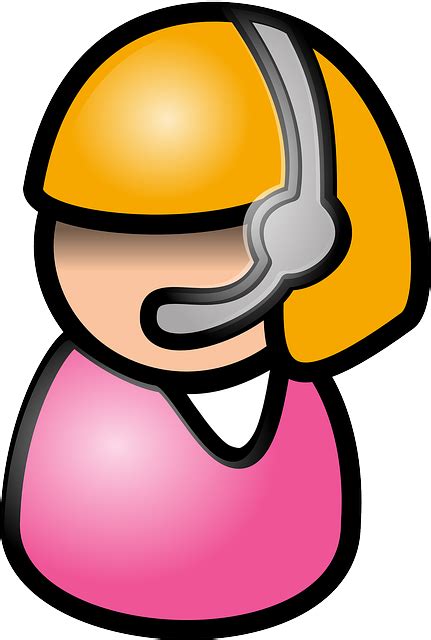 Girl Call Center Operator · Free Vector Graphic On Pixabay
