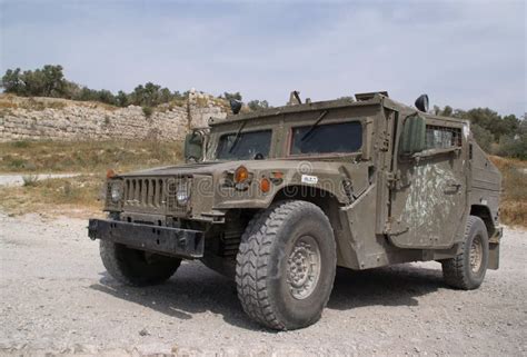 The Armored Jeep Stock Image Image Of Protection Vehicle 9664701