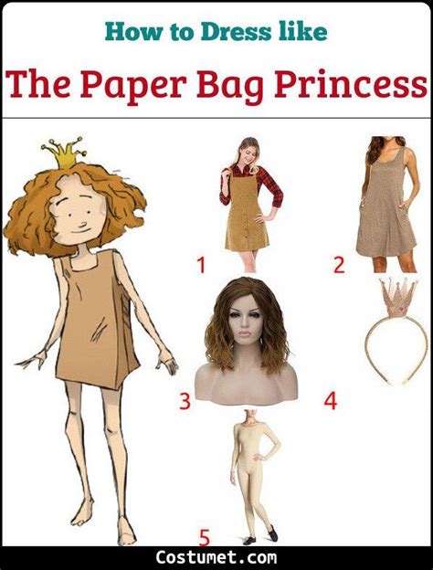 how to dress like the paper bag princess