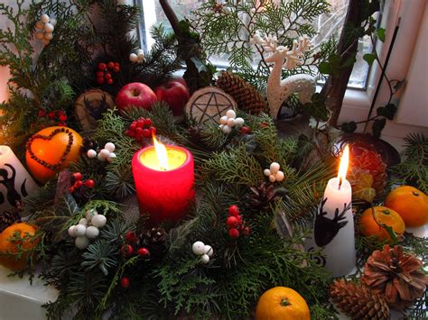 Yule Altar Pagan Yule Pagan Christmas Pagan Christmas Tree