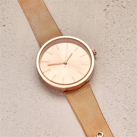 Classic Mesh Strap Watch By Junk Jewels