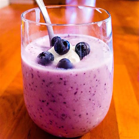 Ripped Recipes Blueberry Protein Smoothie