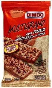 Bimbo With Nuts Multigrain Bars Ea Nutrition Information Innit