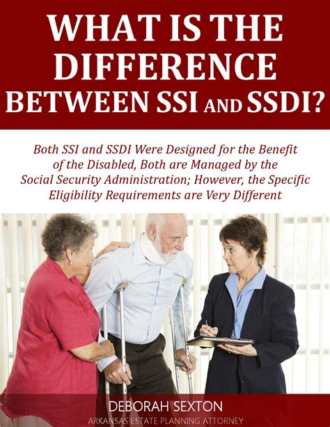 What Is The Difference Between Ssi And Ssdi By Deborah Sexton Issuu
