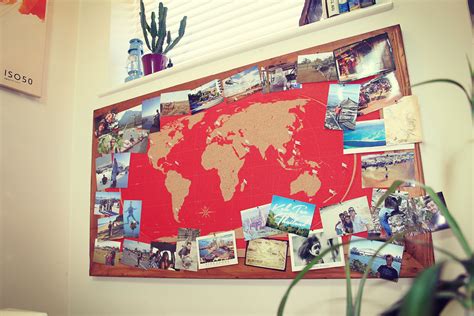World Map Cork Pinboard Perfect To Pin All The Places Youve Been The