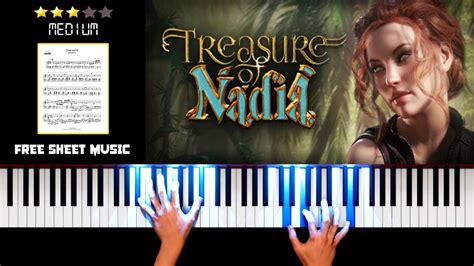Treasure Of Nadia Overworld Theme MEDIUM Piano Tutorial YouTube