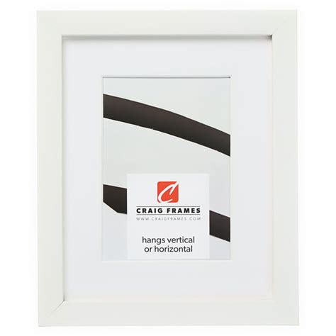 Craig Frames Confetti 20 X 20 Inch Modern White Picture Frame Matted
