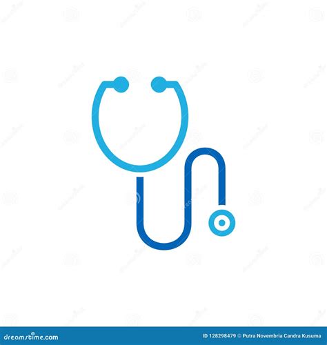 Stethoscope Logo Icon Design Stock Vector Illustration Of