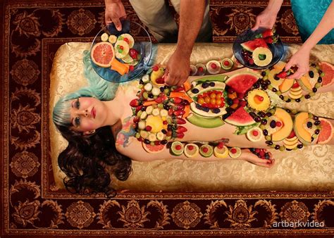 Nude Fruit Buffet By Artbarkvideo Redbubble My Xxx Hot Girl