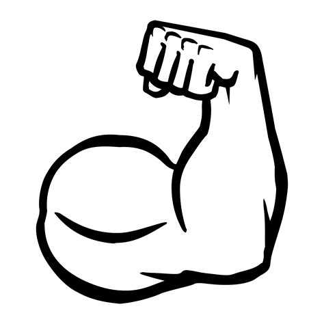 Strong Bodybuilder Biceps Flex Arm Vector Icon Vector Art At Vecteezy