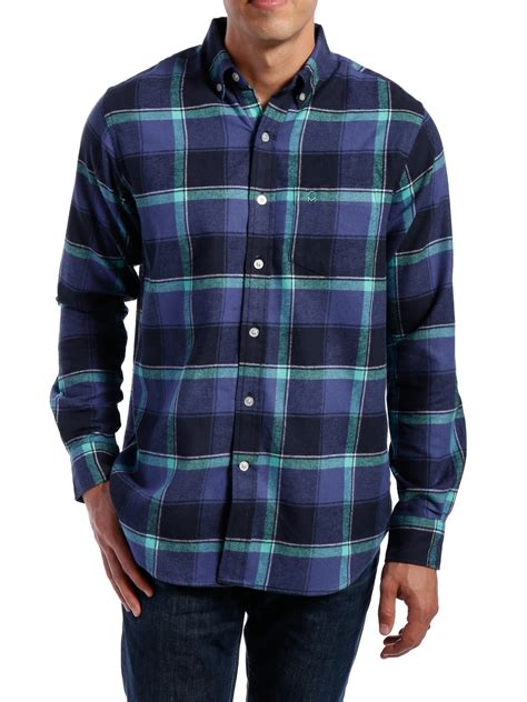 Mens 100 Cotton Flannel Shirt Regular Fit Noble Mount