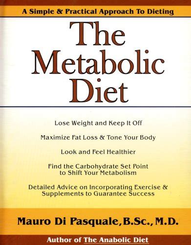 The Metabolic Diet By Mauro G Di Pasquale Good Hardcover 2000