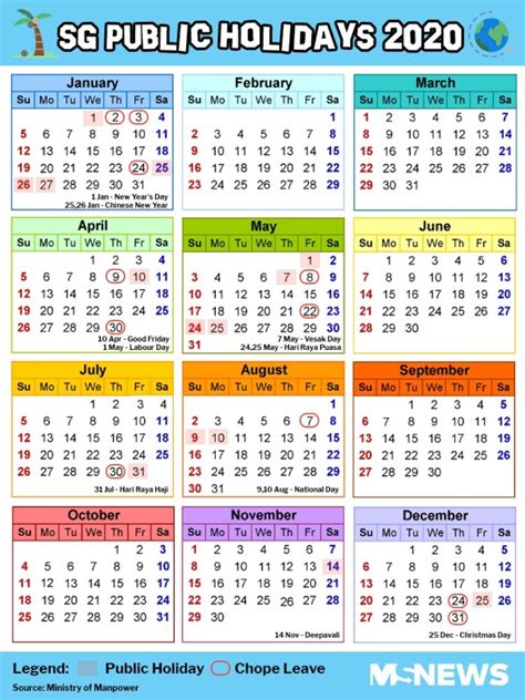 Calendar 2020 Malaysia Public Holiday School Holidays Public