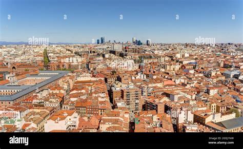 Madrid Cityscape Hdr Image Stock Photo Alamy