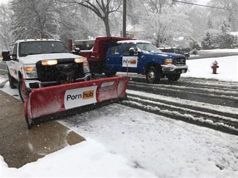 did pornhub actually plow snow in boston