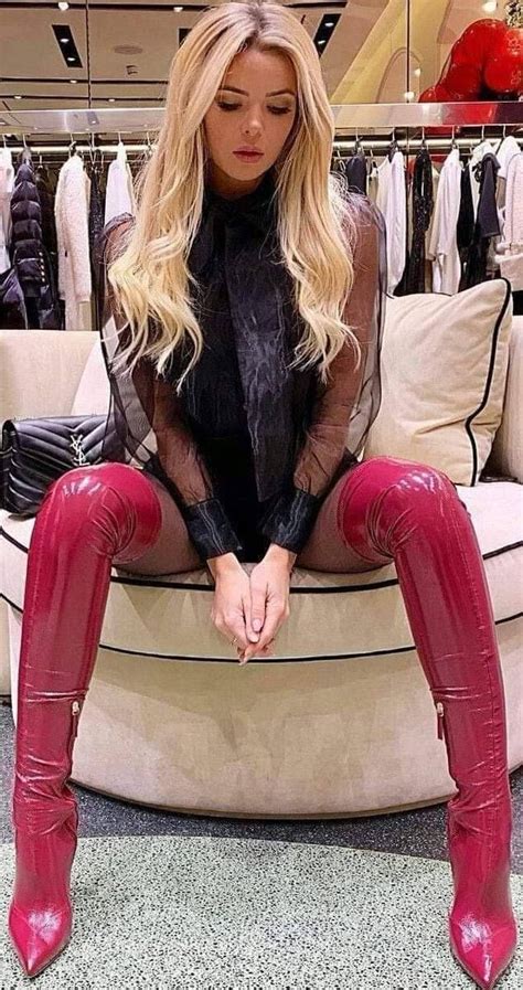 Sexy High Heel Boots Leather Thigh High Boots Hot High Heels Sexy