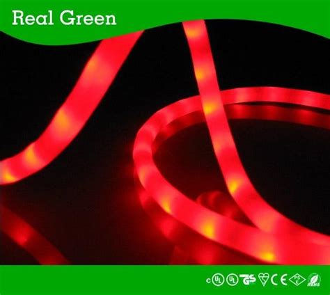 Neon Effect Scarlet Red Led Rope Light Rg Rl Sr 50ft Real Green