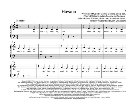 Camila Cabello Havana Feat Young Thug Sheet Music Download Pdf Score 415665