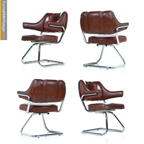 Chromechairs.com is your source find the perfect chrome chairs. Howell Chrome Dinette Chair Set of Four - Vintage Modern