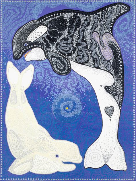Beluga And Killer Whale By Tomolan On Deviantart