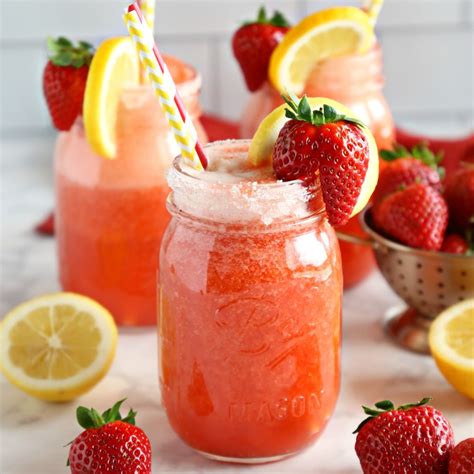 Strawberry Lemonade Refined Sugar Free The Busy Baker