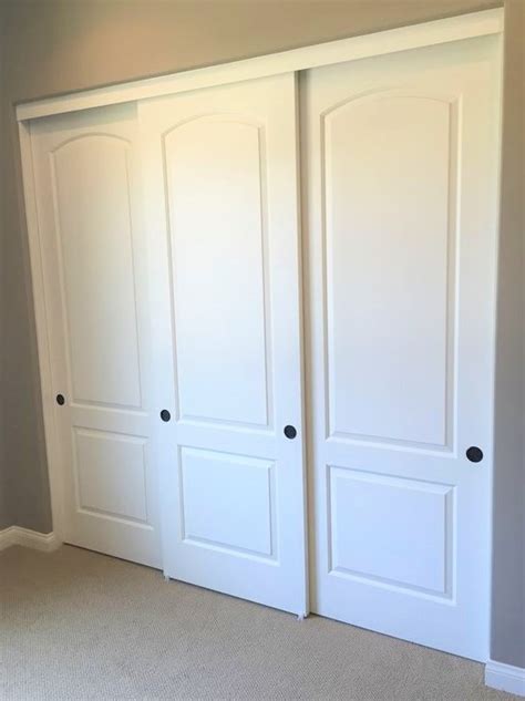 3 door closet track image of bathroom and. Sliding Closets Bypass & Bi-fold Door Systems I Custom Fit ...