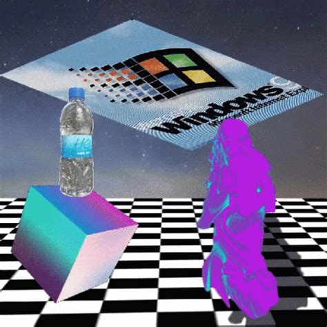 Vaporwave Neon Pixel Windows 