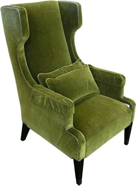 Velvet Green Wingback Chair 350 Pair Of Highland House Green Velvet