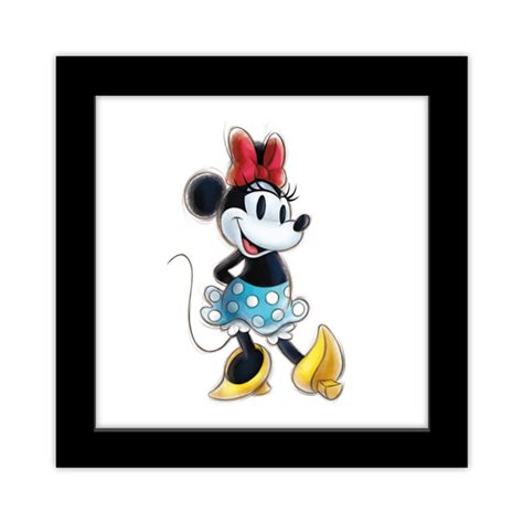 Gallery Pops Disney 100th Anniversary Sketch Minnie Mouse Framed Art
