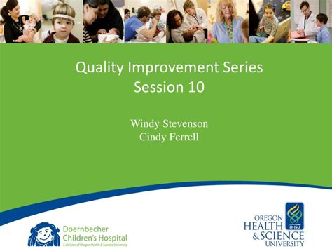 Ppt Quality Improvement Series Session 10 Windy Stevenson Cindy
