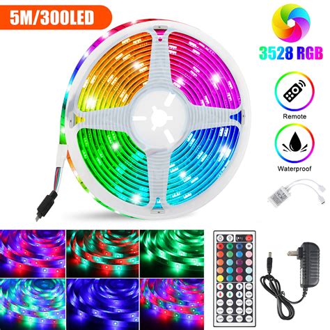 Shop For Things You Love 5m Rgb 5050 Colorful Led Strip Light Decor Smd