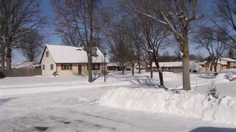 Snow In Indiana Us February 5 2015 Youtube