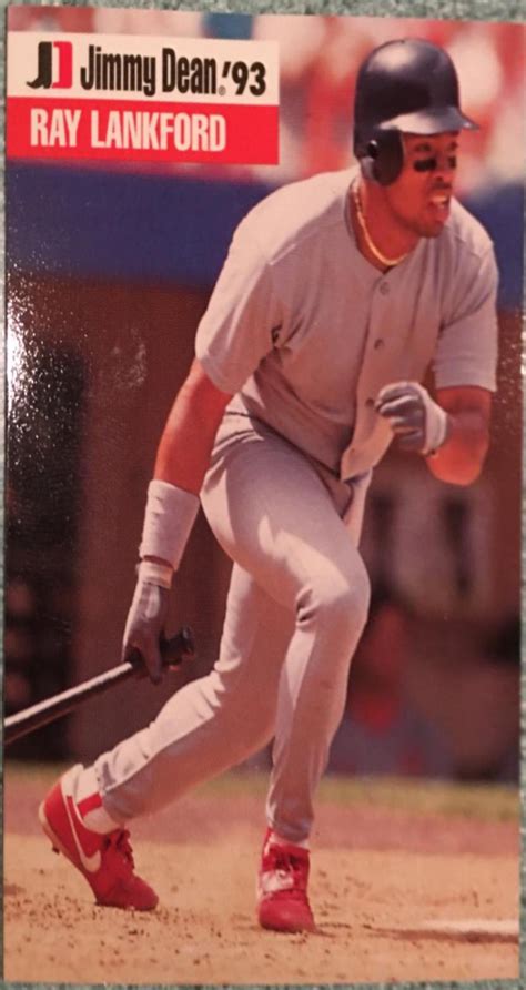 Ray Lankford 20 Prices 1993 Jimmy Dean Baseball Cards