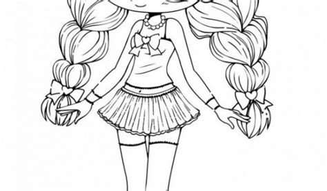chibi coloring pages  print