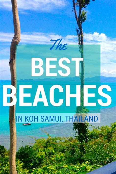 Koh Samui Beaches Your Choice For Excitement And Relaxation First