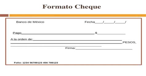 Formato Para Llenar Cheques Images And Photos Finder