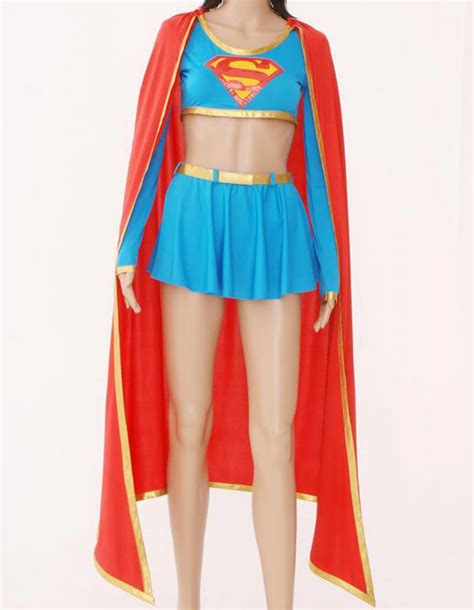 New Sexy Supergirl Cosplay Halloween Dress 1509014 4099 Superhero Costumes Online Store
