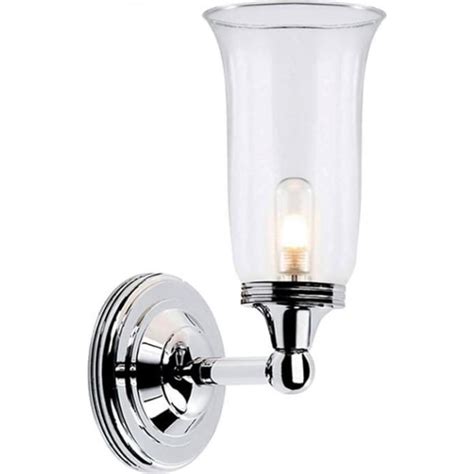 Austen Single Wall Light Polished Chrome Moonlight Design